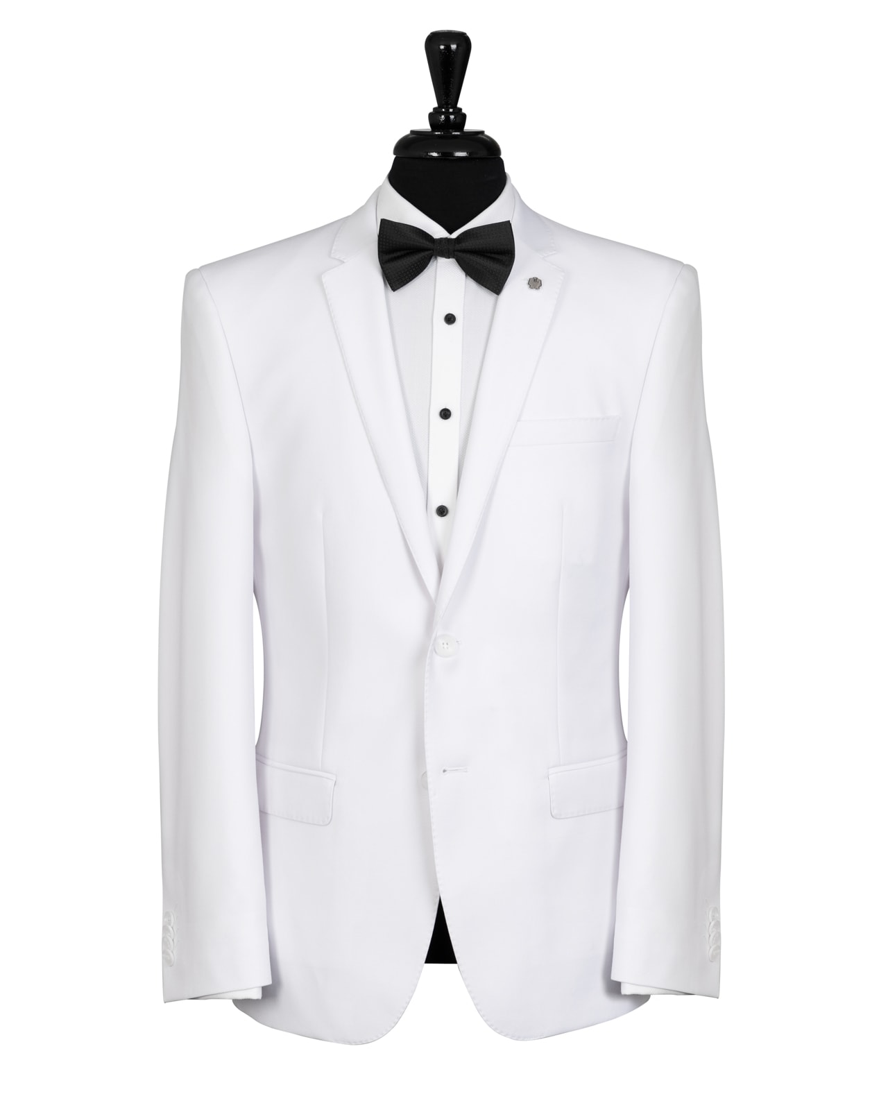 Basic white David Bruton suit